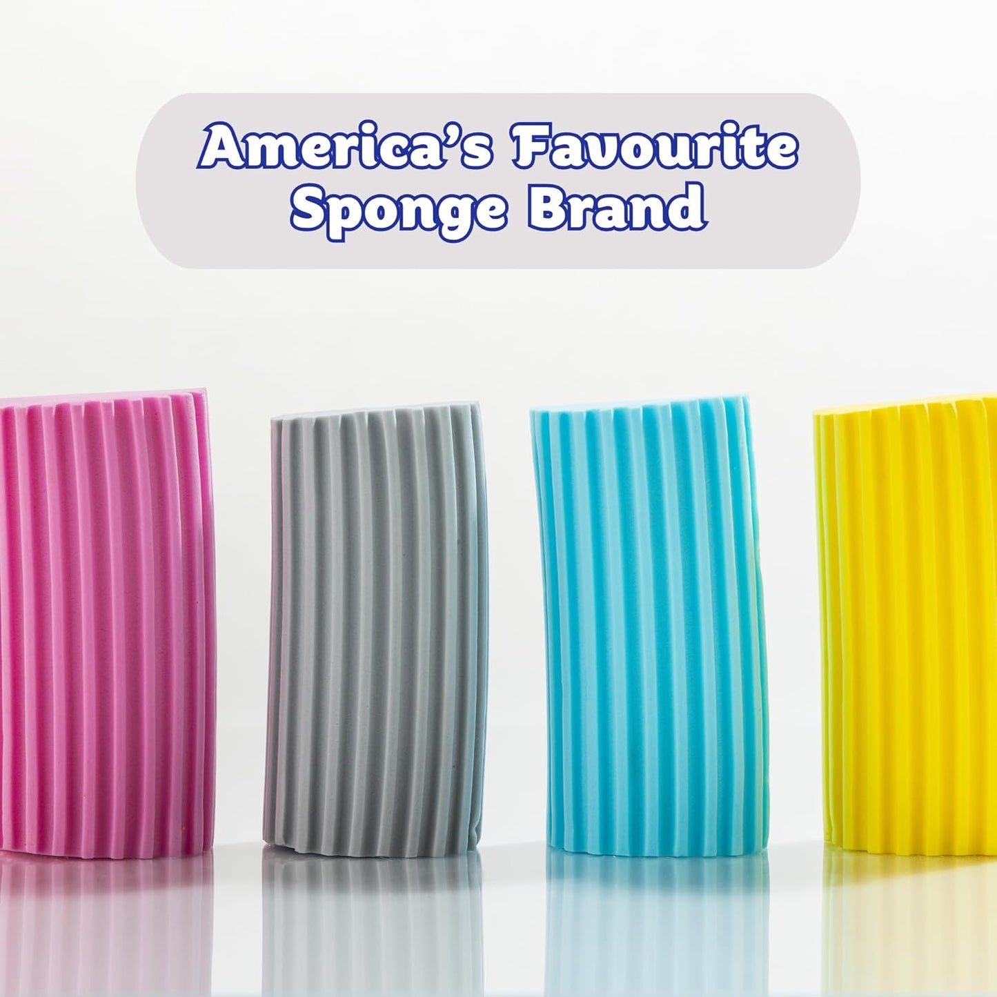 Scrub Daddy Damp Duster for Living Room Refresh, Stylish Sponge Cleaner for Blinds, Skirting and Mirrors