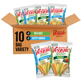 Sensible Portions Veggie Straws – Picnic Blanket Snack for Group Outings, Single-Serve Sea Salt and Ranch Bags