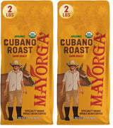 Mayorga Organic Cafe Cubano 2lb Whole Bean - Specialty Grade Low Acid Dark Roast Coffee for a Soothing Daily Brew Ritual