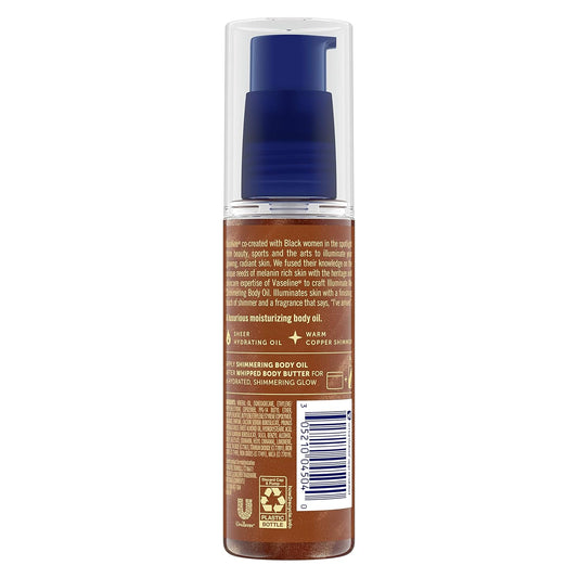 sheer satin oil formula for even, lightweight application