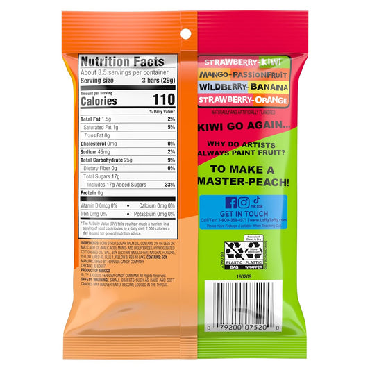 single-flavor 0.81 oz strawberry option for smaller portions or strawberry purists