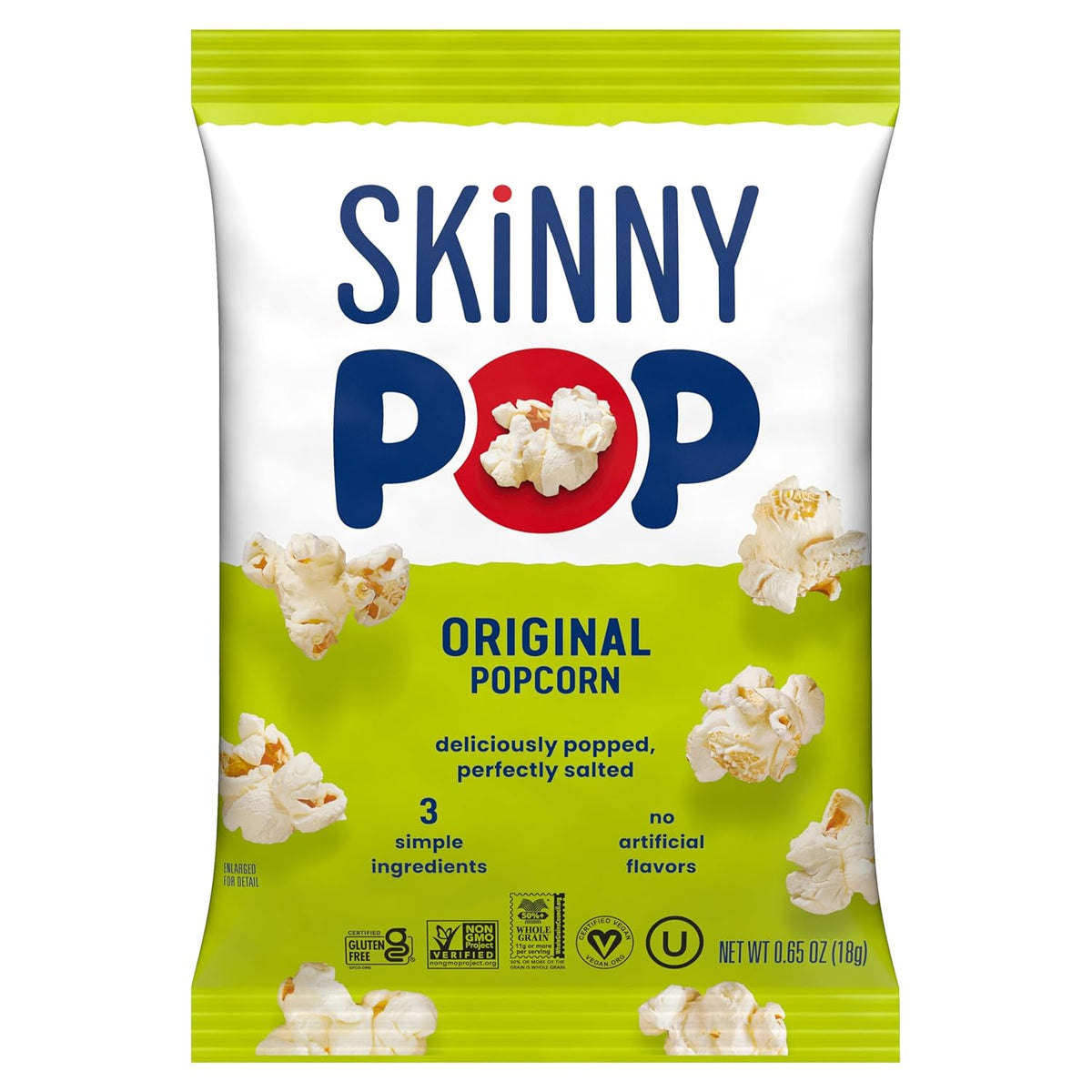 SkinnyPop Popcorn – Whole Grain Fiber Snack for Wellness Routines and Balanced Diets