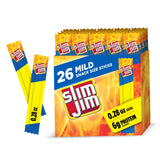 Slim Jim Mild Smoked Jerky Sticks – Office Desk Protein for Between-Meeting Hunger and Focus