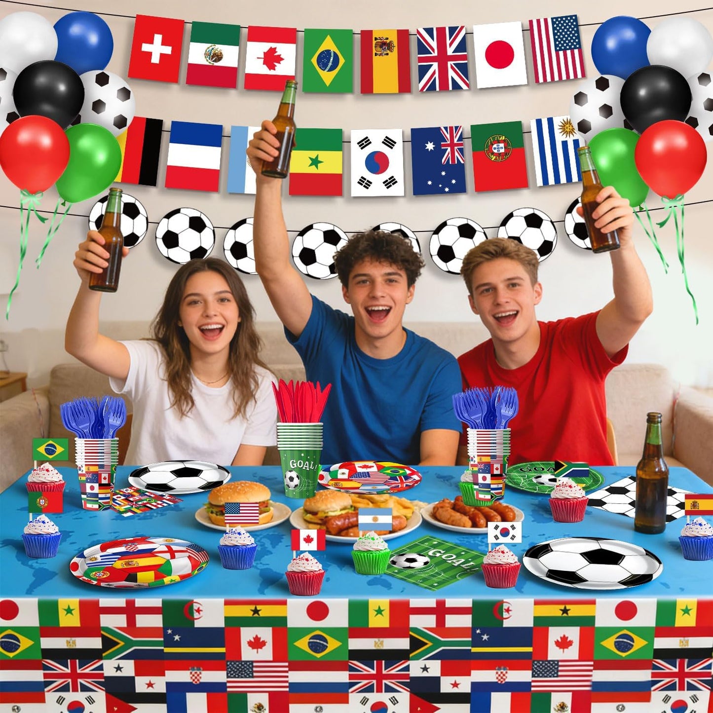 Soccer Party Organizer's Complete Kit – Time-Saving All-in-One Decorations for Event Planners