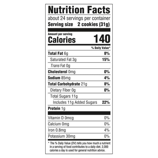 soft and chewy baked texture distinct from the original crunchy chips ahoy! line