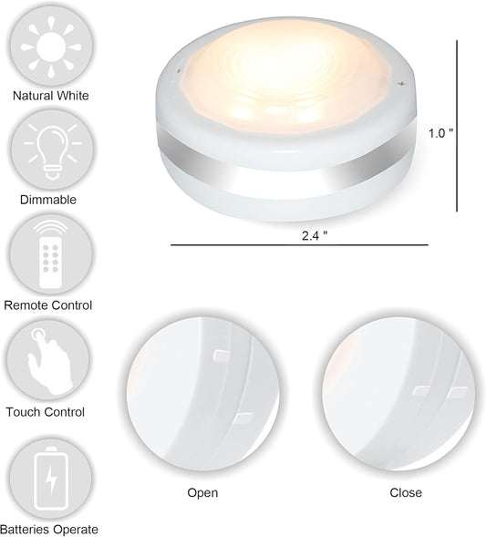 stepless dimming across 4 brightness levels (10%, 40%, 80%, 100%)