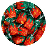 Hampton Popcorn & Candy Company Strawberry Bon Bons Hard Candy – Heartfelt Housewarming and Holiday Gift, Individually Wrapped Strawberry Candy