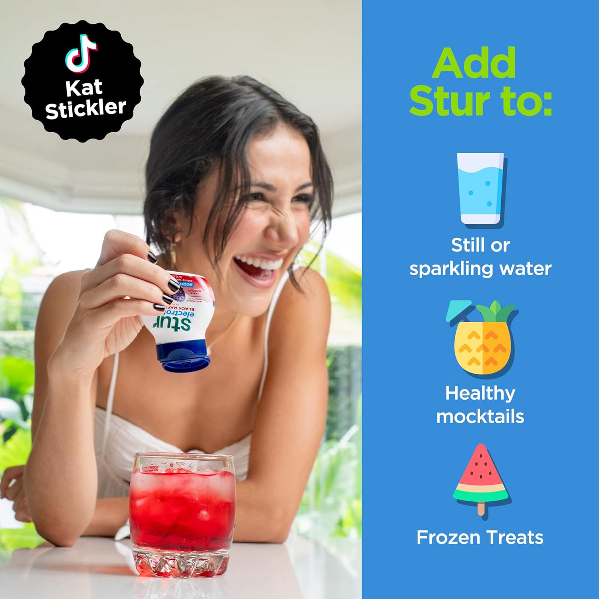 Stur Liquid Water Enhancer – Stay-Hydrated Solution for Long Study Sessions and Brain-Focus Routines
