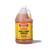 Bragg Organic Apple Cider Vinegar Non-GMO – Durable Bulk Bottle for Outdoor Adventure Pantry Kits, 128 oz