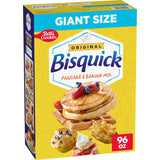 Betty Crocker Bisquick Original Pancake Mix – All-Purpose Baking Mix for Home Pantry, 96 oz Giant Size