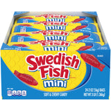 Swedish Fish Mini Candy Bundle – Thoughtful Care Package Snack for Military Service Members, 24 Sealed 2 oz Bags