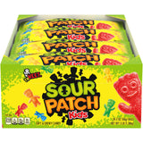 SOUR PATCH KIDS Assorted Gummy Candy 24-Pack – Affordable Holiday Gift Filler and Classroom Valentine Exchange
