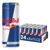 Red Bull Energy Drink – Vegetarian and Gluten-Free Energy Option for Clean Living Routines, 8.4 Fl Oz 4-Pack
