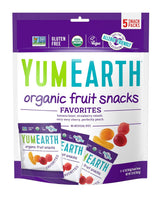YumEarth Organic Fruit Snacks – Clean Label Pantry Snack for Health Conscious Families, Non GMO Vegan Pouches