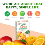 True Citrus Mango Orangeade Drink Mix Packets - School Safe Sugar Free Water Flavoring for Kids Lunchboxes