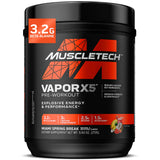MuscleTech Vapor X5 Pre-Workout Powder for Men & Women – Travel-Friendly Energy Stack for Outdoor Training Sessions