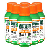 TheraBreath Fresh Breath Oral Rinse – Thoughtful Stocking Stuffer and Birthday Gift for Her, Mild Mint 3 Fl Oz (Pack of 6)