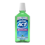 ACT Kids Total Care Zero Alcohol Mouthwash 33.8 oz Fresh Mint – Gentle Family Anticavity Rinse for Children