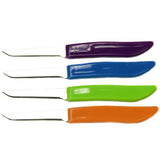 Chef Craft Select Paring Knife Set 4 Piece, Fast Prep Station Upgrade for Home Cooks, Color Coded Blades for Efficient Mise en Place