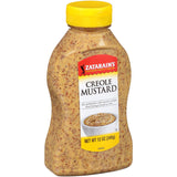 Zatarain's Creole Mustard 12 oz – Backyard Cookout Companion for Grilled Sausages and Smoked Meats