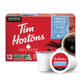 Tim Hortons French Vanilla Coffee, K-Cup Pods for Keurig – Cozy Birthday Gift for Her, 12ct Box