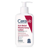 CeraVe Anti-Itch Moisturizing Lotion for Camping and Hiking, Pramoxine Bug Bite and Sunburn Relief 8 oz