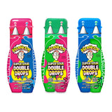 WARHEADS Super Sour Double Drops Liquid Candy – Novelty Stocking Stuffer and Small Gift for Sour Candy Lovers, 1.01 oz Bottles, 3 Pack