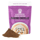 Lakanto Monk Fruit Drinking Chocolate - Valentine's Day Gift for Health-Conscious Couples, Sugar-Free Dutch Cocoa Mix with Probiotics
