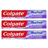 Colgate Max Fresh Knockout Gel Toothpaste – Daily Self-Care Ritual for Home Bathroom, Odor Neutralizing Breath Freshness