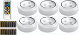 Brilliant Evolution Wireless LED Puck Light 3 Pack – Clean Under Cabinet Task Lighting with Cordless Stick-On Design
