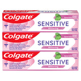 Colgate Sensitive Teeth Whitening Toothpaste – Daily Self-Care Ritual for Sensitive Smiles, Enamel Repair & Cavity Protection