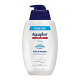 Aquaphor Baby Wash and Shampoo – Tear-Free and Free From Parabens for Sensitive Baby Skin, 25.4 Fl Oz