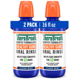 TheraBreath Healthy Gums Oral Rinse – Clean-Ingestible-Safe Formula, No Alcohol Burn for Sensitive Users