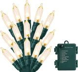 Minimax-M3 Outdoor String Lights – Patio & Pergola Decor, Battery Powered IP44 Waterproof 18ft