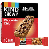 KIND Granola Chewy Bar Chocolate Chip – Road Trip Cooler Snack for Active Families, 0.81oz Bars