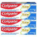 Colgate Total Whitening Toothpaste – Mindful Oral Care Ritual for Sensitive Teeth, 4-Pack 4.8 oz Mint