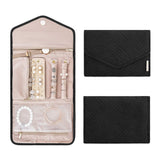 BAGSMART Elegant Jewelry Roll – Sophisticated Carry-On Accessory, Crafted Foldable Case for Heirloom Pieces