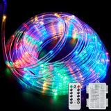 LumiGlow Ambient Rope Lights – Battery Operated 40ft Strip with Remote for Reading Nook & Mantel Styling