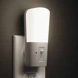LOHAS Auto On/Off Nightlight for Bathroom and Bedroom, 1W LED Plug in for Safe Nighttime Navigation