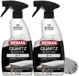 Weiman Quartz Countertop Cleaner and Polish Acid-Free Safe Stone Care for Homes with Kids, pH Neutral Formula