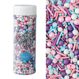 Sweets Indeed Sprinklefetti Edible Sprinkle Mix in Reusable Jar – Sweet Stocking Stuffer and Hostess Gift for Birthday and Holiday Baking