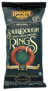 Unique Pretzel Craft Beer Sourdough Pretzel Rings 11 oz – Better-For-You Pantry Staple for Ingredient-Conscious Homes