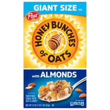 Post Honey Bunches of Oats with Almonds – Lightly Sweetened Honey Cereal with 14g Whole Grains per Bowl