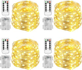 Homemory Battery Operated Firefly Lights – Housewarming Gift and Valentine's Day Present for Her, Cozy Bedroom Decor in Gift-Ready 4-Pack