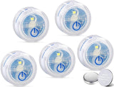 LUXPRO Micro Puck Lights – Subtle Home Accent Lighting for Living Room Shelving, 5 Pack