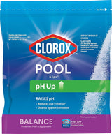 Clorox Pool&Spa pH Increaser for Above-Ground and In-Ground Pools, 4LB Granular Formula for Outdoor Pool Care