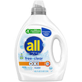 all Liquid Laundry Detergent Free Clear – Allergist-Recommended Formula for Sensitive, Reactive Skin