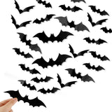 DIYASY Halloween Bat Wall Decor 120 Pcs Safe DIY Craft Kit for Kids Bedroom Nursery and School Party Projects