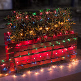 Lomotech Christmas Net Lights – Green Wire Net Lights That Blend Into Garlands, Mantels and Holiday Vignettes