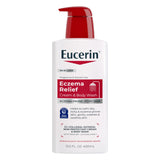 Eucerin Eczema Relief Body Wash – Fragrance-Free Cleanser for Sensitive Skin, Calming Bath Time Ritual